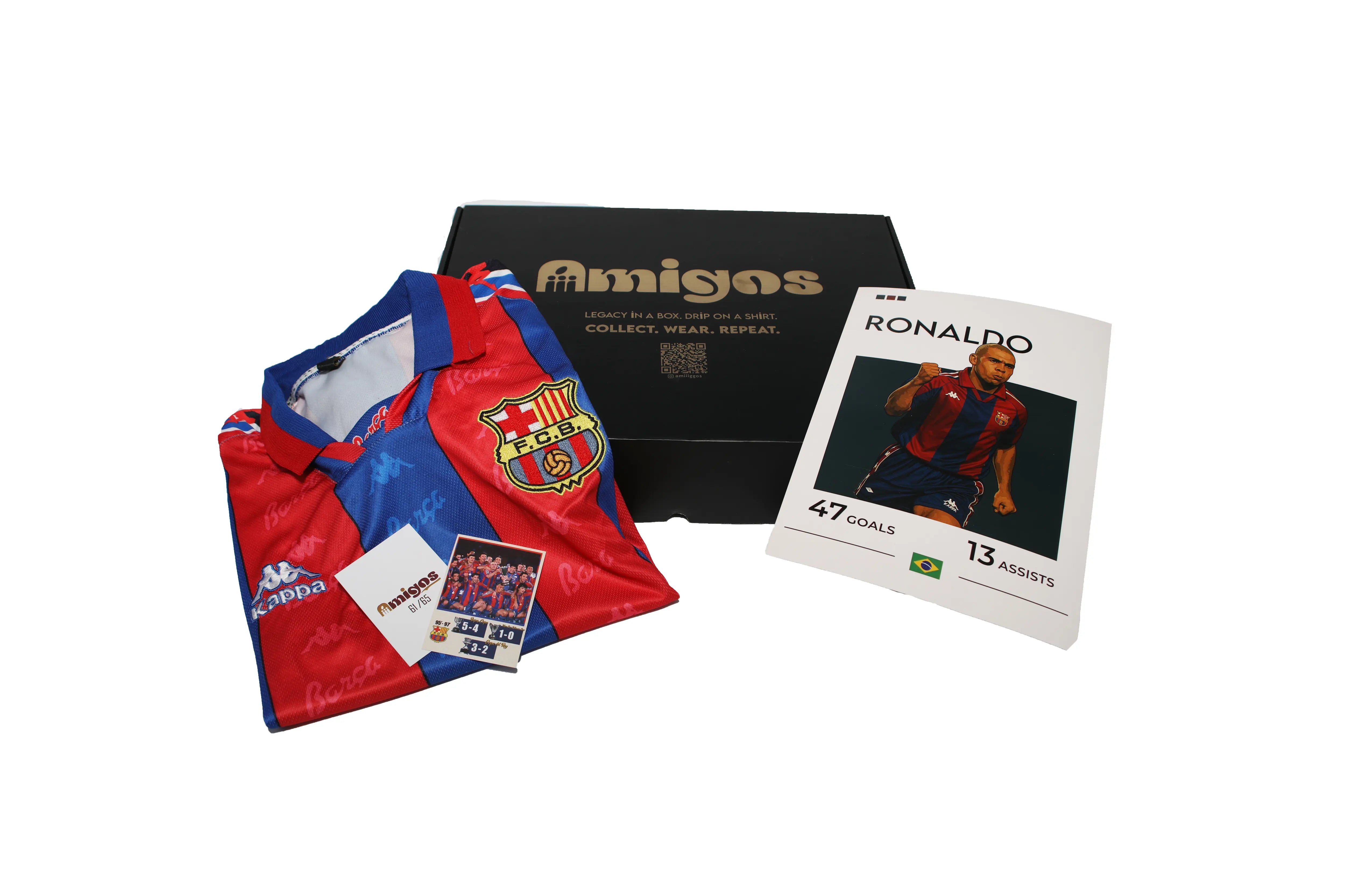 Barcelona's 95-97 Home Kit Box