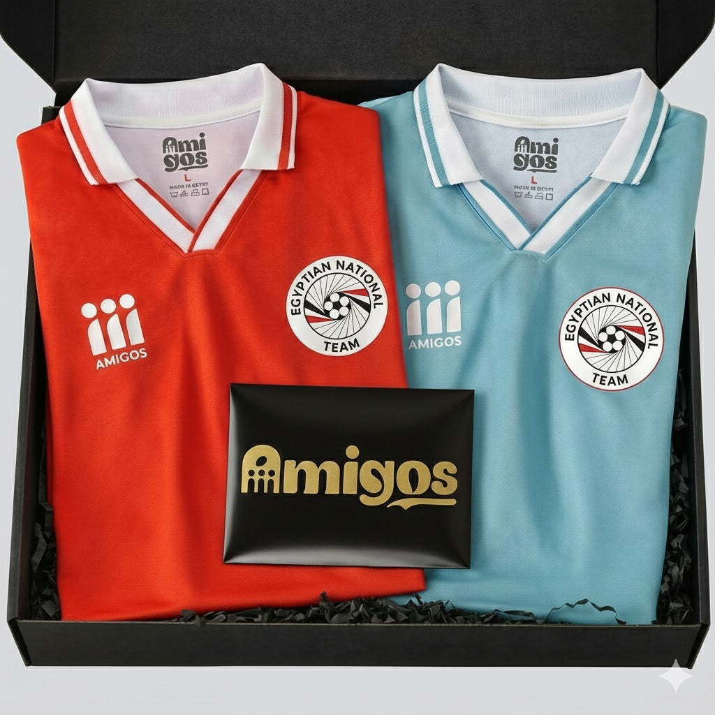 Egypt '98 Duo Bundle-Vintage Football Jersey-iii Amigos-iii Amigos